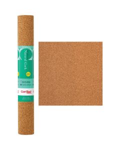 Con-Tact 18 In. x 4 Ft. Cork Self-Adhesive Shelf Liner