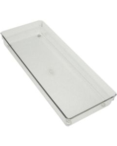 iDesign Linus 6 In. W. x 15 In. L. x 2 In. D. Clear Drawer Organizer Tray