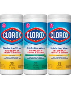 Clorox Disinfecting Cleaning Wipes Tub (3-Pack, 35 Each)