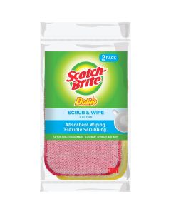 3M Scotch-Brite Dobie Scrub & Wipe Cloth (2-Count)