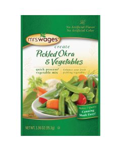 Mrs. Wages Quick Process 3.36 Oz. Okra & Vegetables Pickling Mix