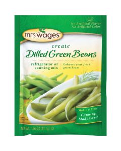 Mrs. Wages 1.7 Oz. Dilled Green Beans Refrigerator Or Canning Pickling Mix