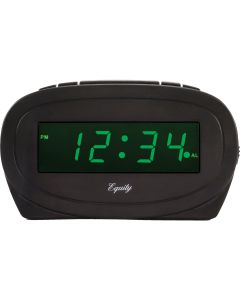 La Crosse Technology Equity Green LED Electric Alarm Clock