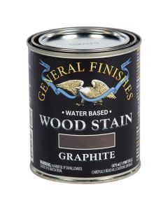 1 Pt General Finishes WJPT Graphite Wood Stain Water-Based Penetrating Stain