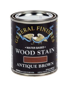 1 Pt General Finishes WAPT Antique Brown Wood Stain Water-Based Penetrating Stain
