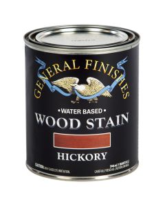 1 Qt General Finishes WHQT Hickory Wood Stain Water-Based Penetrating Stain