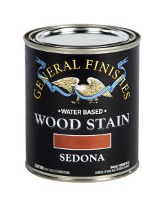 1 Qt General Finishes WSQT Sedona Wood Stain Water-Based Penetrating Stain