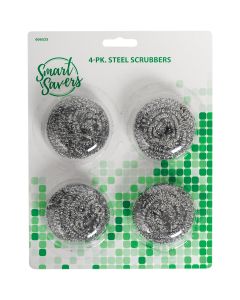 Smart Savers Stainless Steel Scrubber (4-Pack)