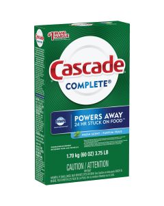 Cascade Complete 60 Oz. Fresh Scent Powder Dishwasher Detergent