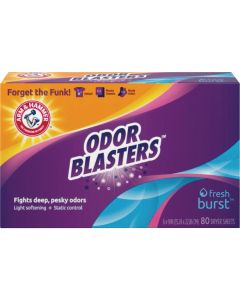 Arm & Hammer Odor Blasters Fresh Burst Dryer Sheets (80-Count)