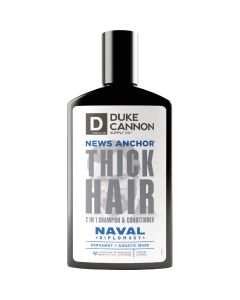 Duke Cannon 10 Oz. Naval Diplomacy News Anchor 2-In-1 Shampoo & Conditioner