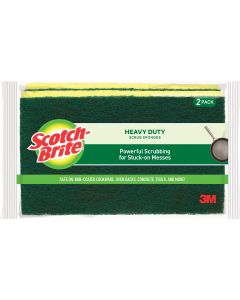 3M Scotch-Brite Heavy Duty Scrub Sponge (2 Pack)