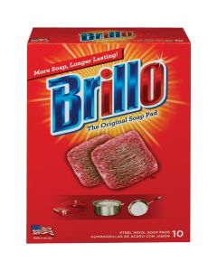 Brillo Original Steel Wool Scouring Pad (10 Count)
