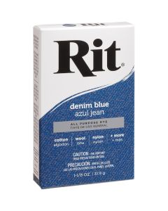 Rit Denim Blue 1-1/8 Oz. Powder Dye