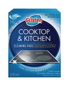 Glisten Cooktop & Kitchen Cleaning Pads (14-Count)