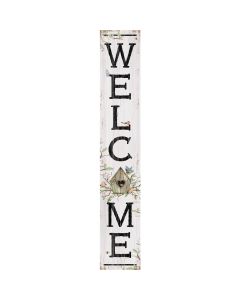 My Word! Welcome Birdhouse 8 In. x 46.5 In. Porch Board