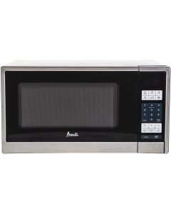 Avanti 1.1CF 1000W Black with Stainless Steel Front Microwave