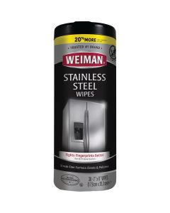 Weiman 3.25 In. x 8 In. Stainless Steel Wipes (30-Count)
