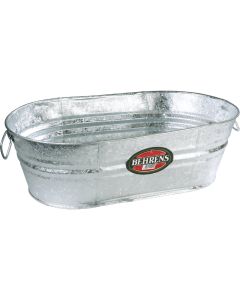Behrens 22 Qt. Oval Round Hot-Dipped Utility Tub