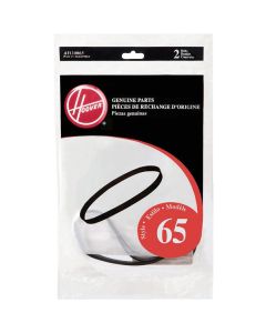 Hoover Style 65 Flat Non-Stretch Vacuum Cleaner Belt 65 (2-Pack)