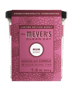 Mrs. Meyer's Clean Day 7.2 Oz. Mum Large Soy Candle