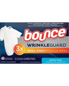 Bounce WrinkleGuard Mega Dryer Sheets (40-Count)