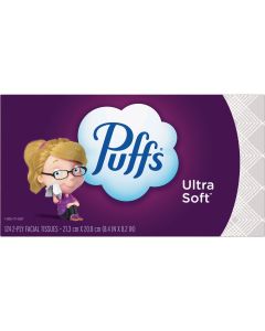 Puffs Ultra Soft Non-Lotion Facial Tissues (124 Count)