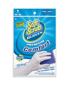 Soft Scrub Medium Premium Comfort Vinyl Rubber Glove