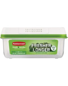 Rubbermaid Freshworks Produce Saver 11.3 C. Rectangle Produce Container