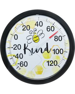 Taylor 13.25 In. Bee Kind Round Dial Thermometer