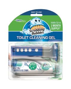Scrubbing Bubbles Toilet Bowl Cleaner Gel Dispenser & Discs
