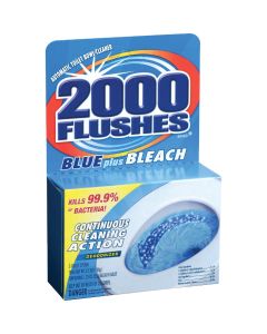 2000 Flushes Blue Plus Bleach Automatic Toilet Bowl Cleaner