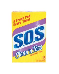 S.O.S Clean 'n Toss Scouring Pad (15 Count)