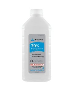 Swan 70% Isopropyl Rubbing Alcohol, 16 Oz.