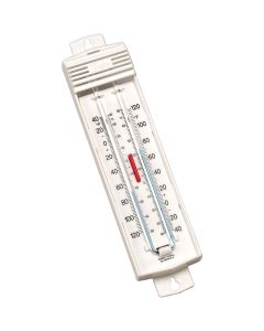 Taylor 2-3/4" W x 8-3/4" H Plastic Tube Indoor & Outdoor Thermometer