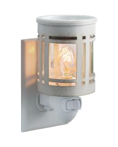 Candle Warmers Classic Metal Mission Ceramic Pluggable Fragrance Warmer