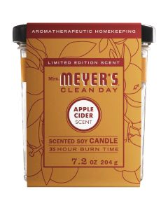 Mrs. Meyer's Clean Day 7.2 Oz. Apple Cider Large Soy Candle