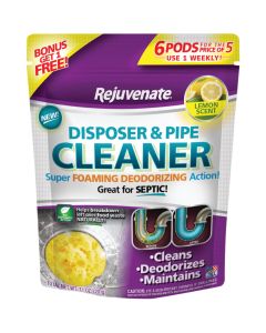 Rejuvenate Lemon Disposer & Pipe Cleaner (6-Count)