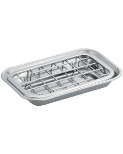 iDesign Gia 2-Piece Stainless Steel Soap Dish