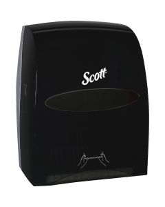 Kimberly Clark Scott Essential Black Manual Hard Roll Paper Towel Dispenser