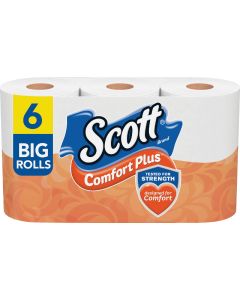 Scott Comfort Plus Toilet Paper (6 Big Rolls)