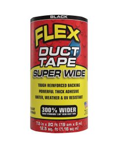 Flex 7.5 In. x 20 Ft. Black Duct Tape