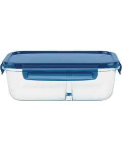 Pyrex MealBox Storage 5.5 Cup Rectangle Storage Container with Plastic Cover