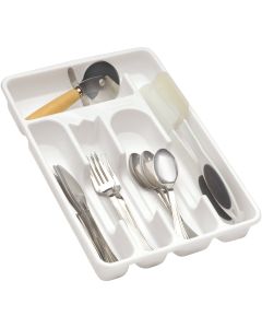 Rubbermaid 9 In. x 13.4 In. White Cutlery Tray