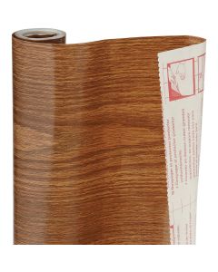 Con-Tact Creative Covering 18 In. x 15 Ft. Honey Oak Self-Adhesive Shelf Liner