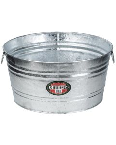 Behrens 17 Gal. Round Hot-Dipped Utility Tub