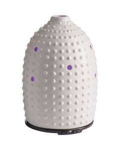 Candle Warmers Airome Ultra Sonic Essential Oil Diffuser - Gray Hobnail