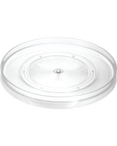 iDesign Linus 11 In. Dia. x 1.75 In. H. Clear Turntable