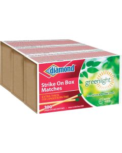 Diamond 2-3/8 In. 300-Count Strike on Box Kitchen Matches (3-Pack)