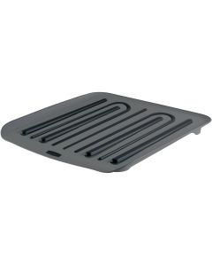 Rubbermaid 14.38 In. x 15.38 In. Black Sloped Drainer Tray